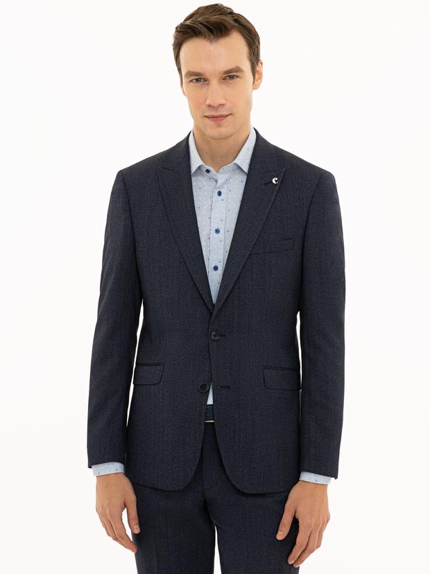 İndigo Slim Fit Ceket