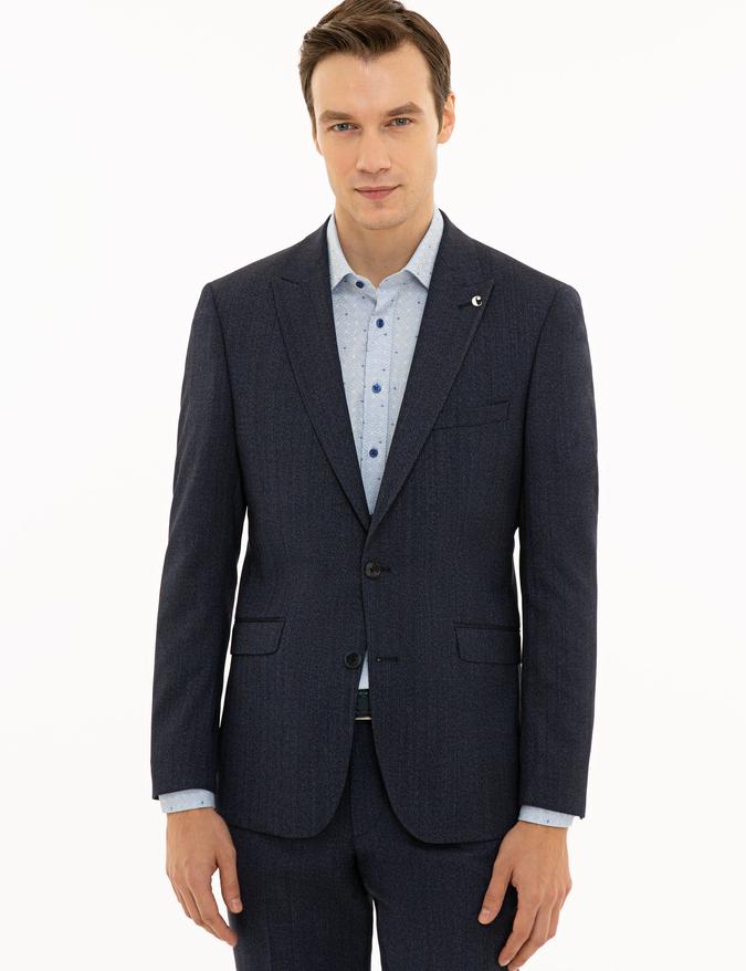 İndigo Slim Fit Ceket