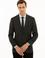 Antrasit Slim Fit Yün Ceket