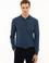 İndigo Slim Fit Polo Yaka Basic Triko Kazak
