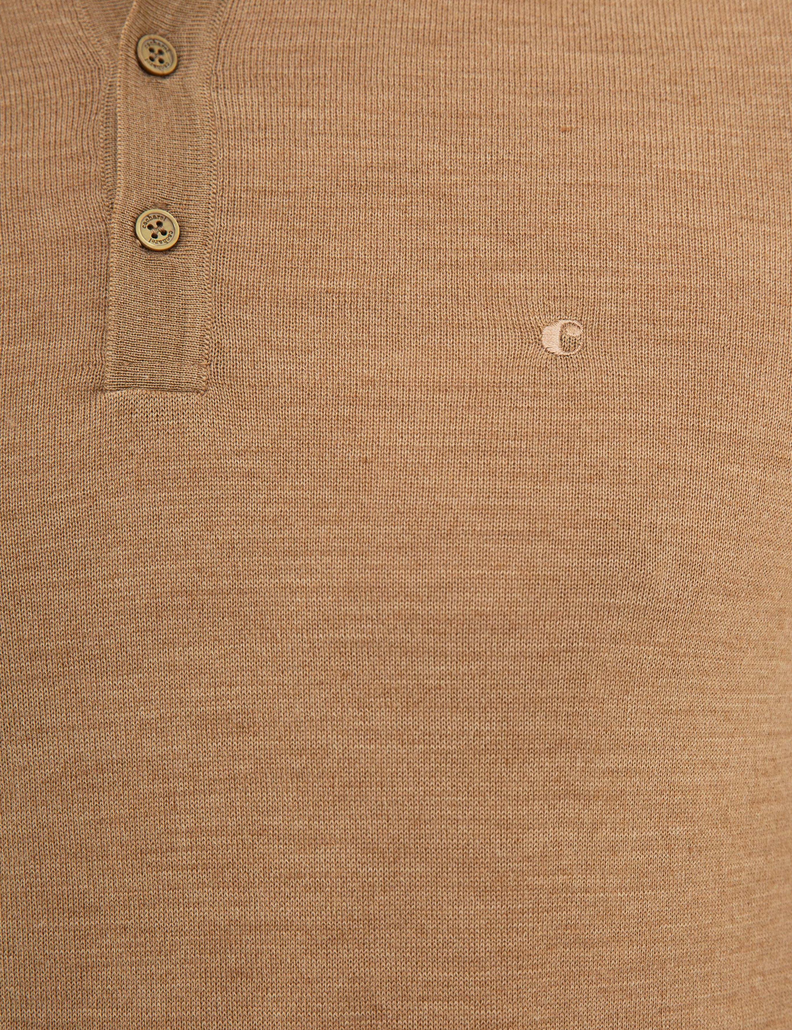 Camel Slim Fit Polo Yaka Basic Triko Kazak - 50229756063