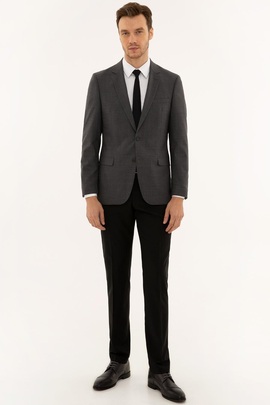 Füme Slim Fit Ceket - 50223156116