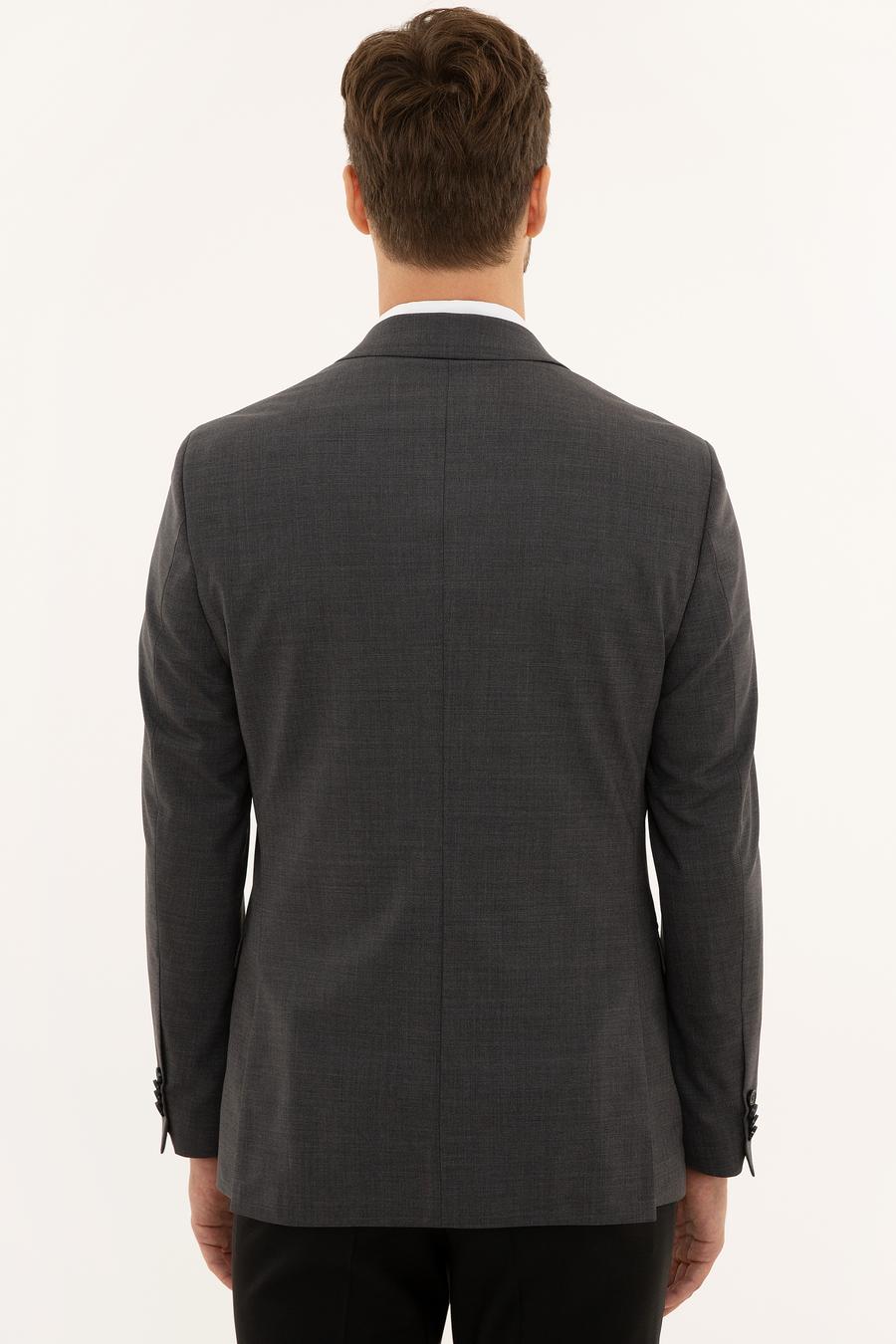 Füme Slim Fit Ceket - 50223156116