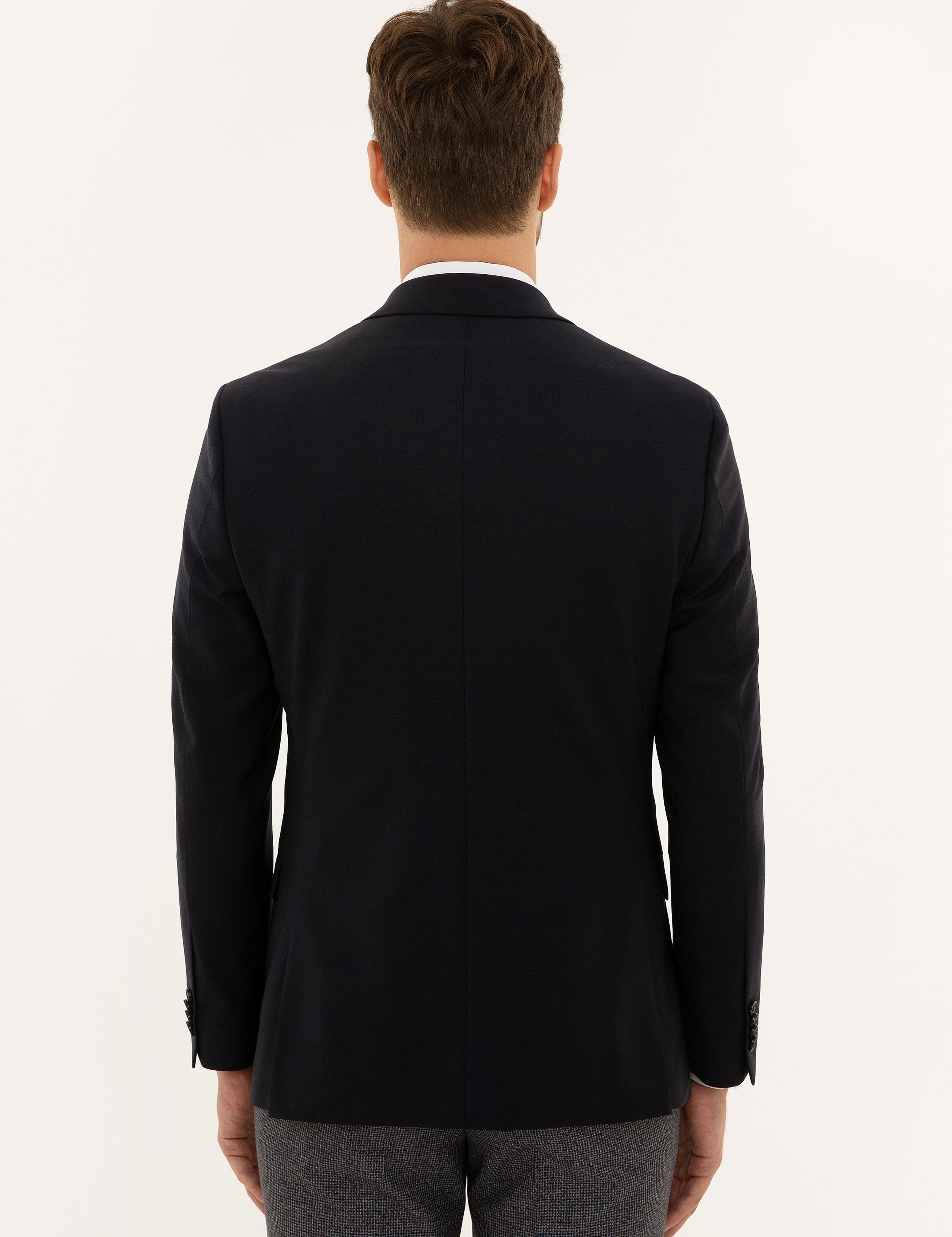 Lacivert Slim Fit Ceket - 50223156017
