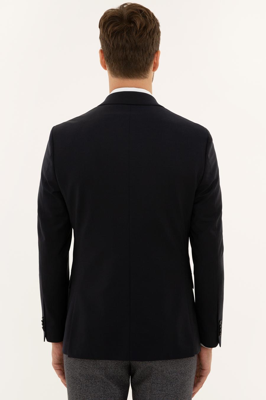 Lacivert Slim Fit Ceket - 50223156017