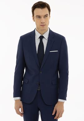 Açık Lacivert Slim Fit Ceket