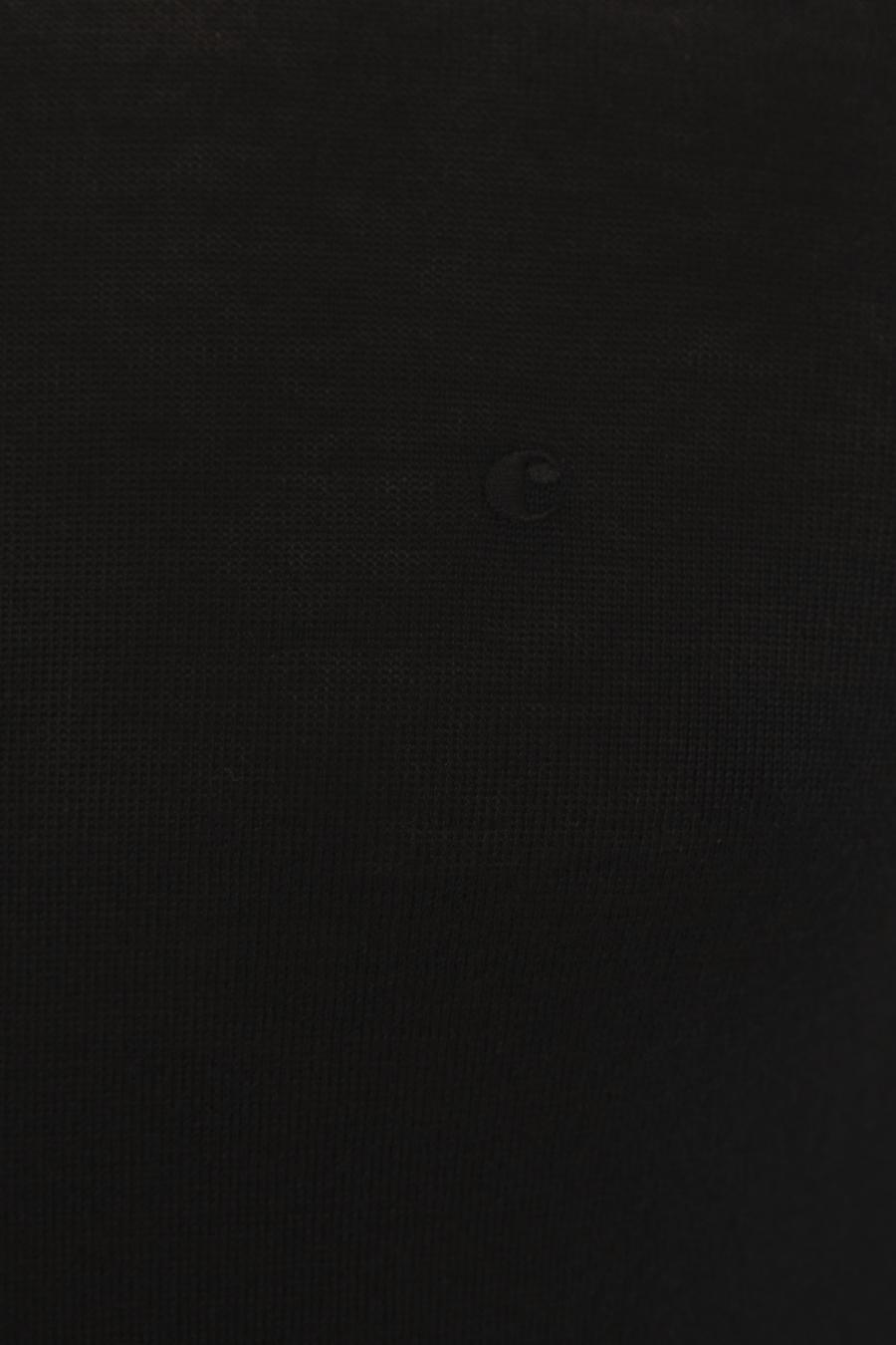 Siyah Slim Fit Bisiklet Yaka Basic Triko Kazak - 50227052005