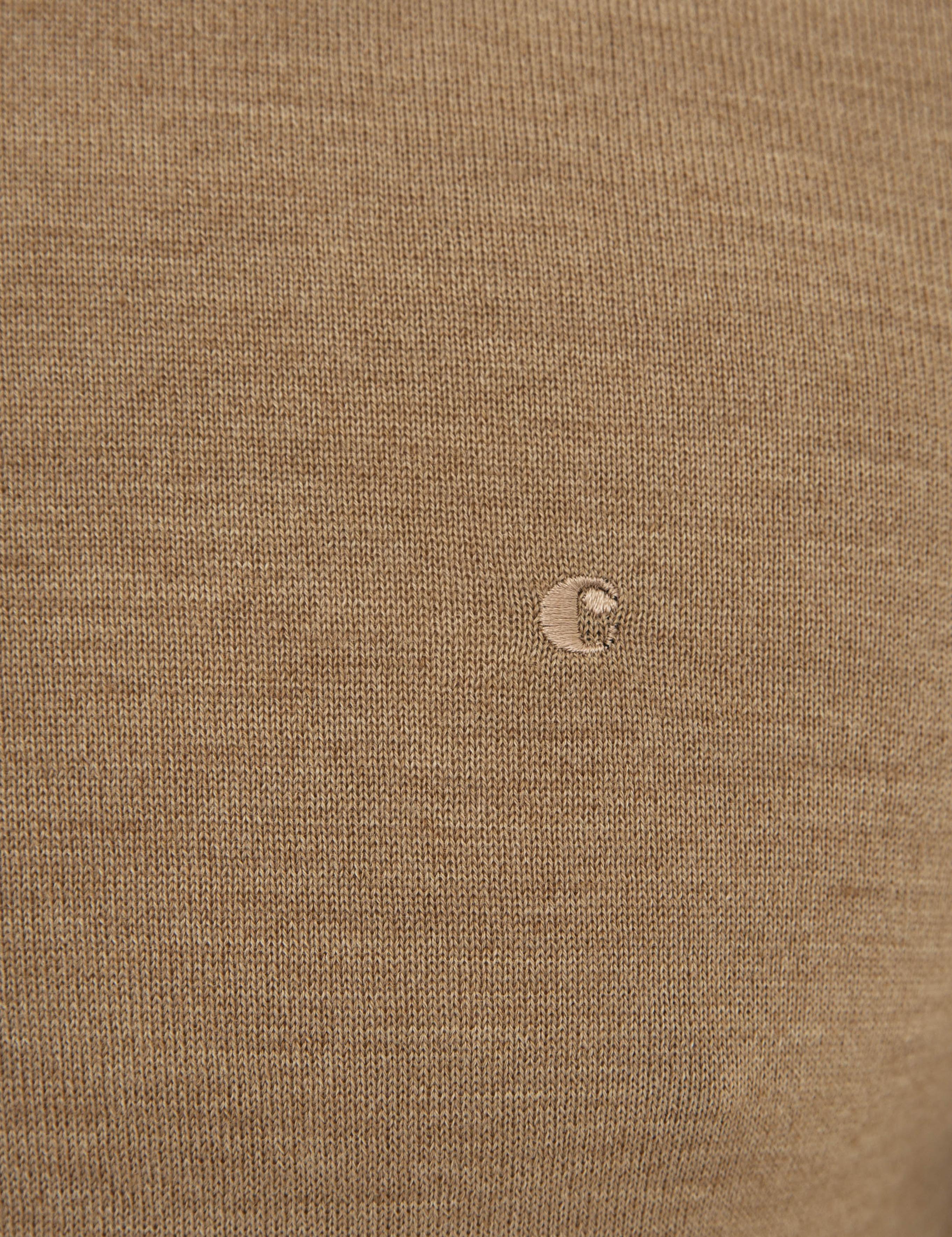 Camel Slim Fit Bisiklet Yaka Basic Triko Kazak - 50227052055