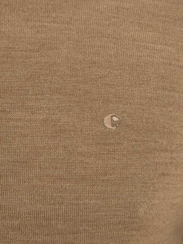 Camel Slim Fit Bisiklet Yaka Basic Triko Kazak