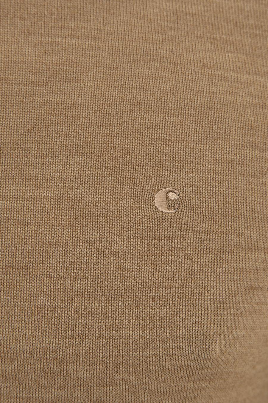 Camel Slim Fit Bisiklet Yaka Basic Triko Kazak - 50227052055