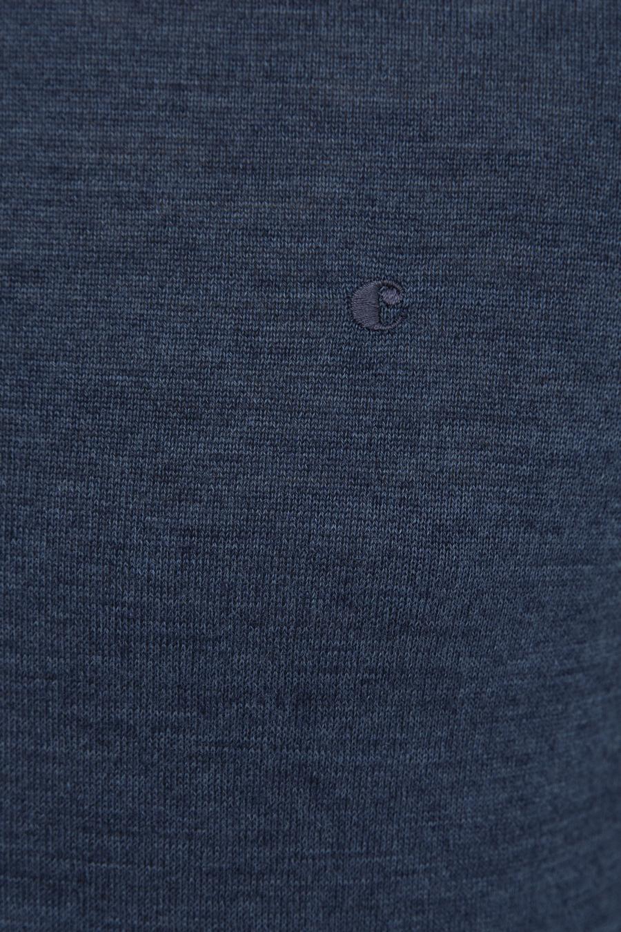İndigo Slim Fit Bisiklet Yaka Basic Triko Kazak - 50227052082
