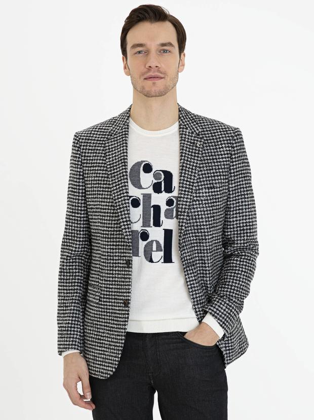 Siyah Slim Fit Ceket