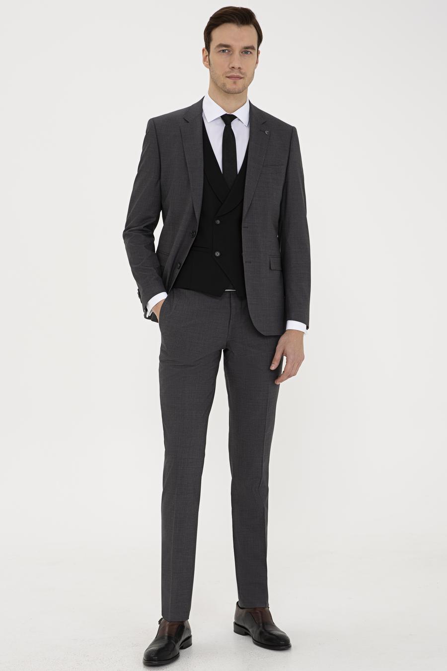 Füme Slim Fit Ceket - 50235695140