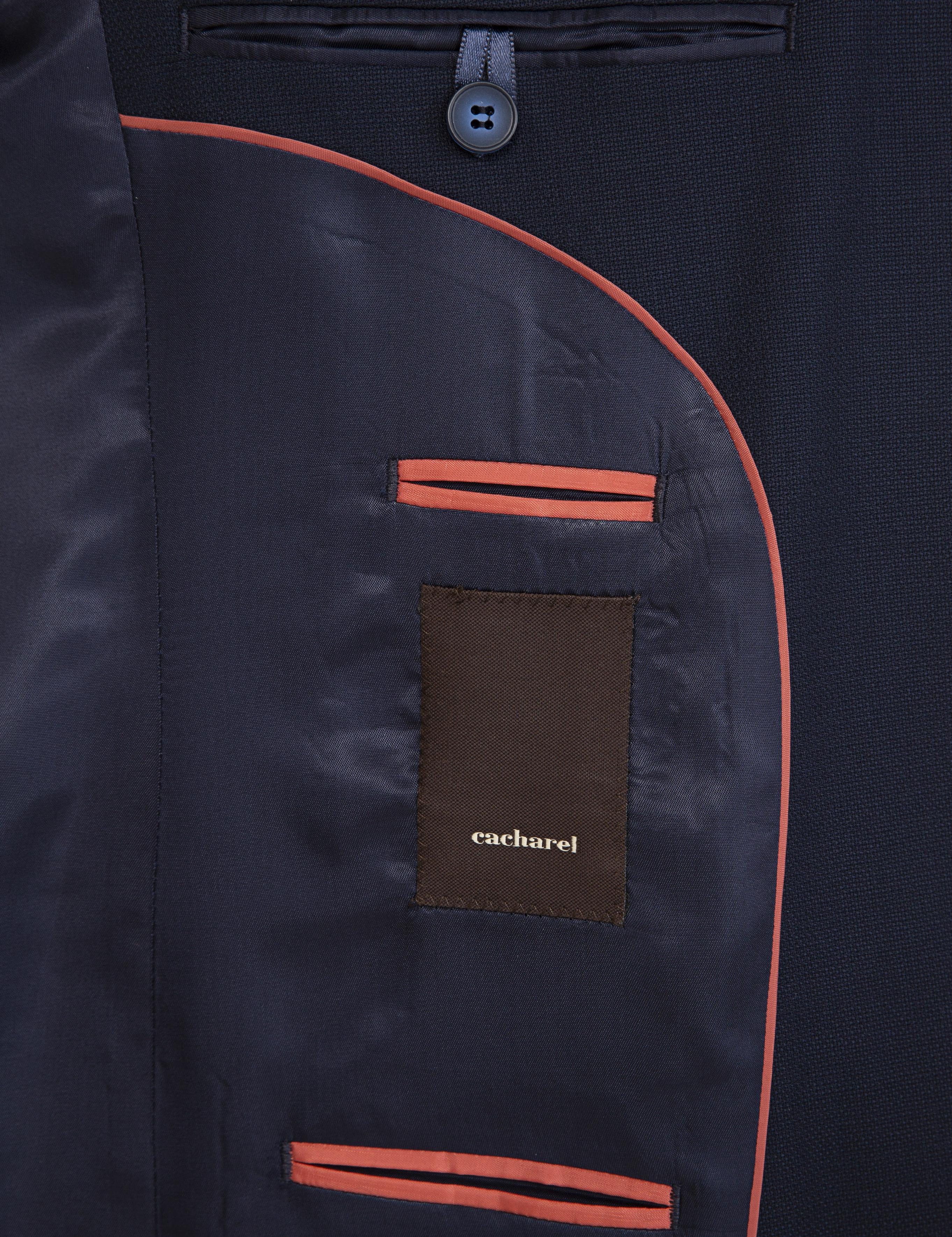 Lacivert Slim Fit Yün Ceket - 50235704083