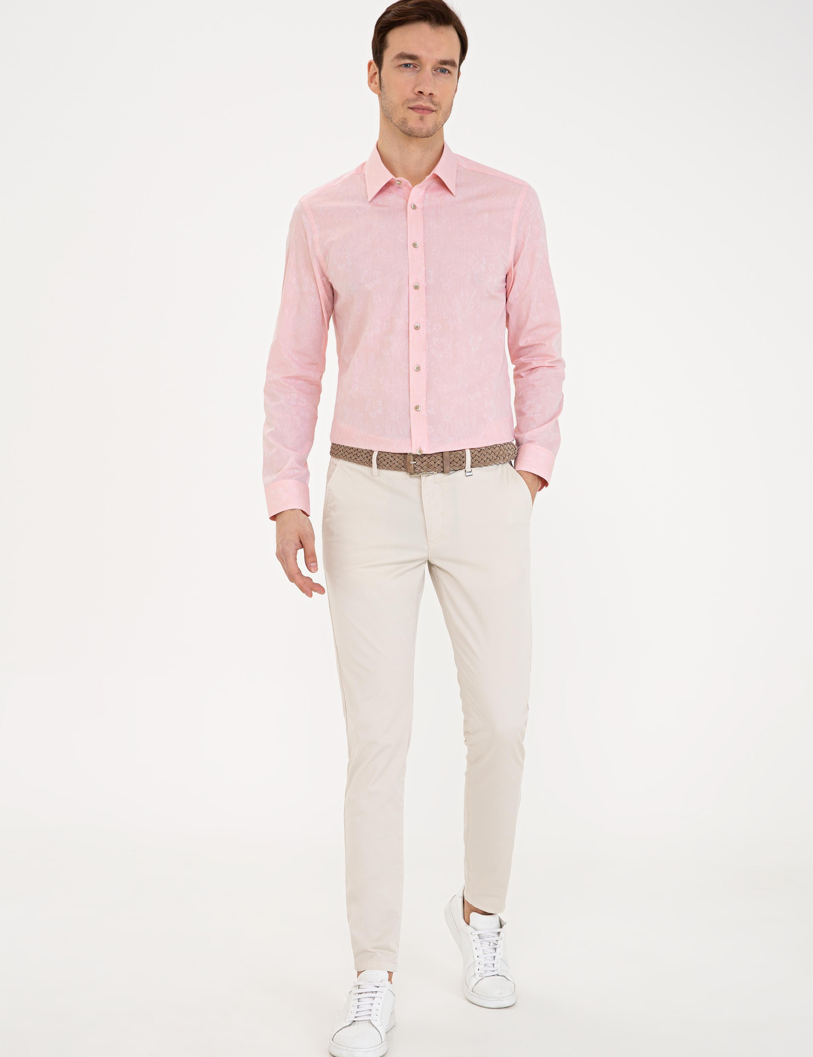 Somon Slim Fit Uzun Kollu Gömlek - 50233014062