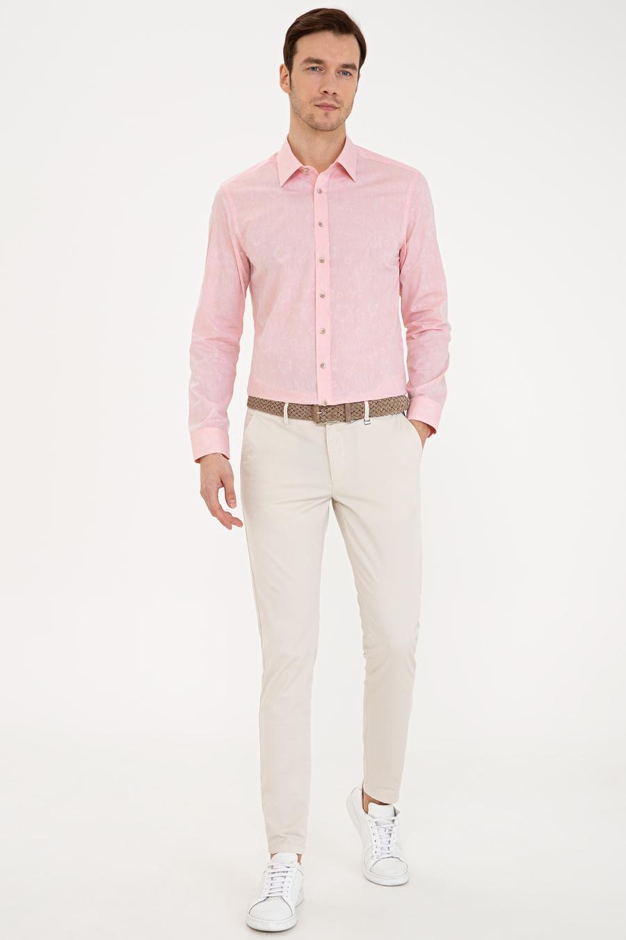 Somon Slim Fit Uzun Kollu Gömlek - 50233014062