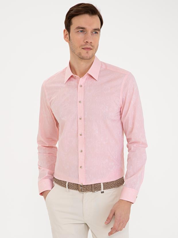 Somon Slim Fit Uzun Kollu Gömlek
