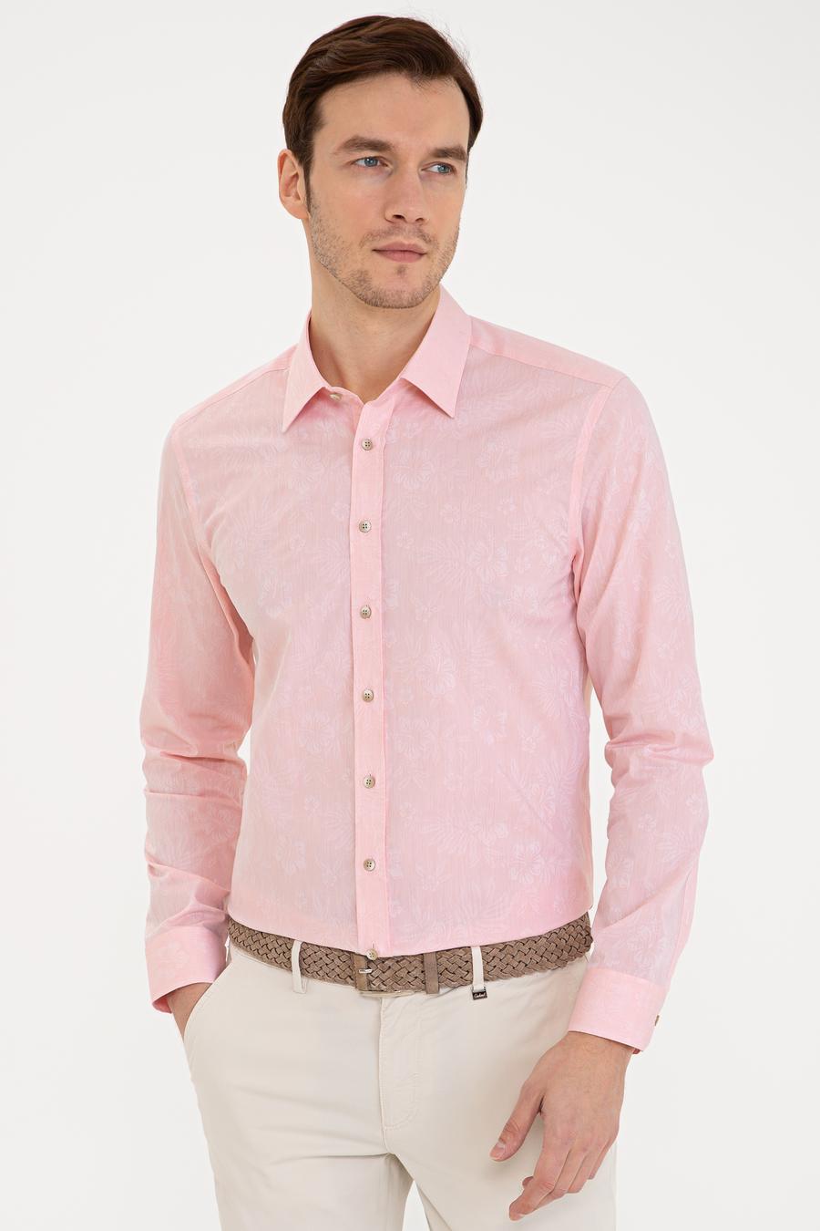 Somon Slim Fit Uzun Kollu Gömlek - 50233014062
