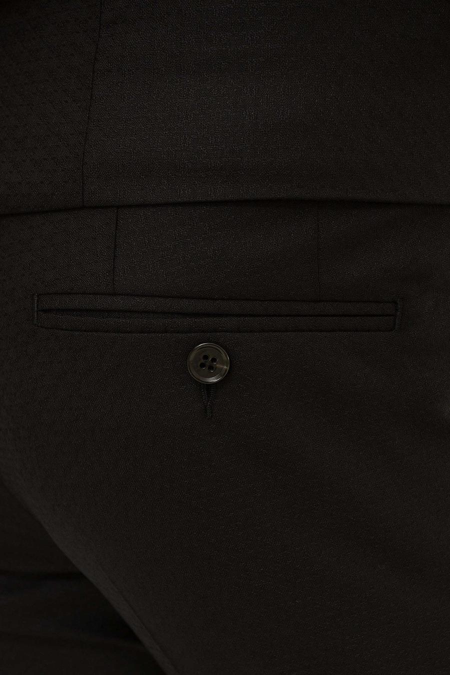 Siyah Slim Fit Smokin Damatlık - 50194218017