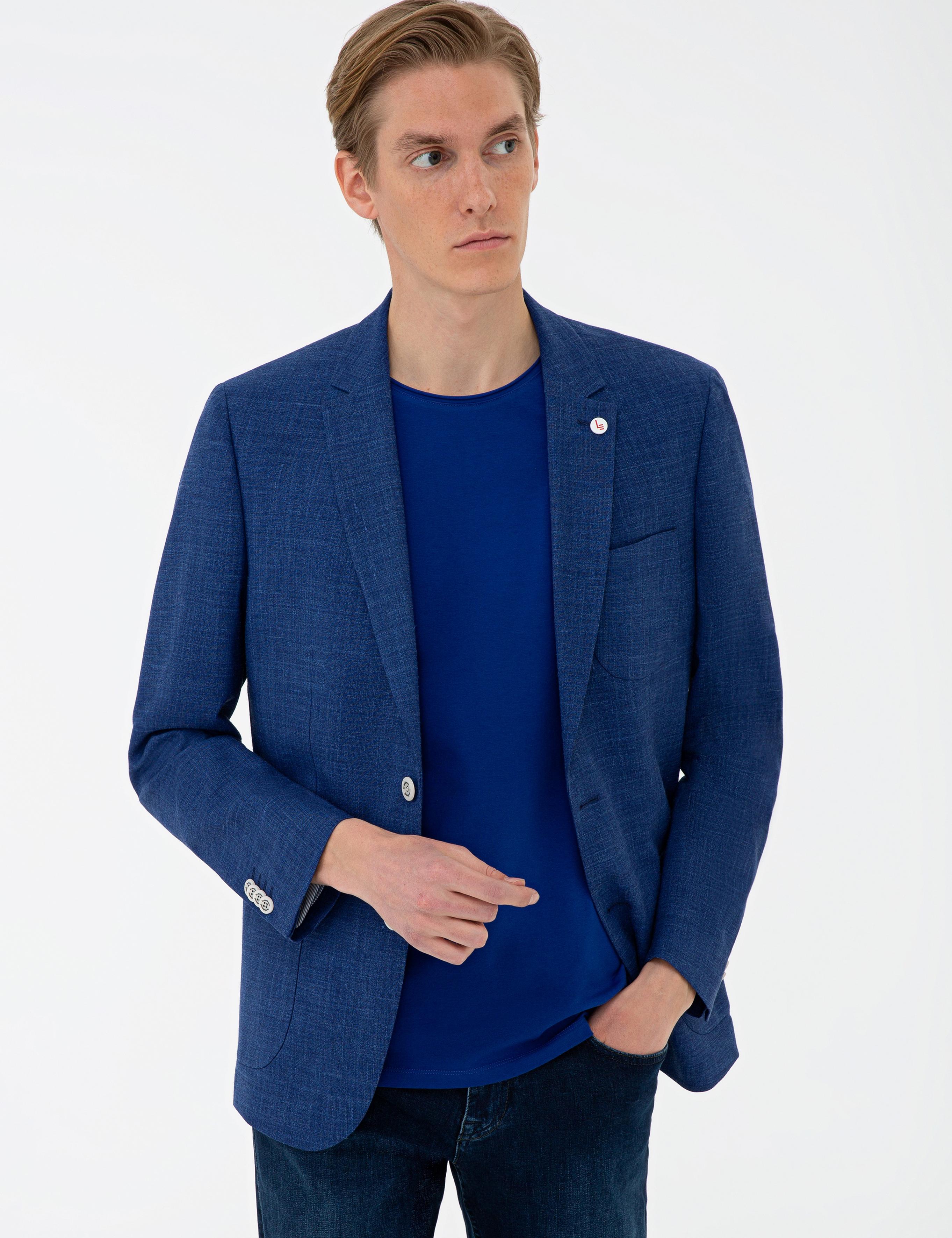 İndigo Ex. Slim Fit Ceket - 50234883008