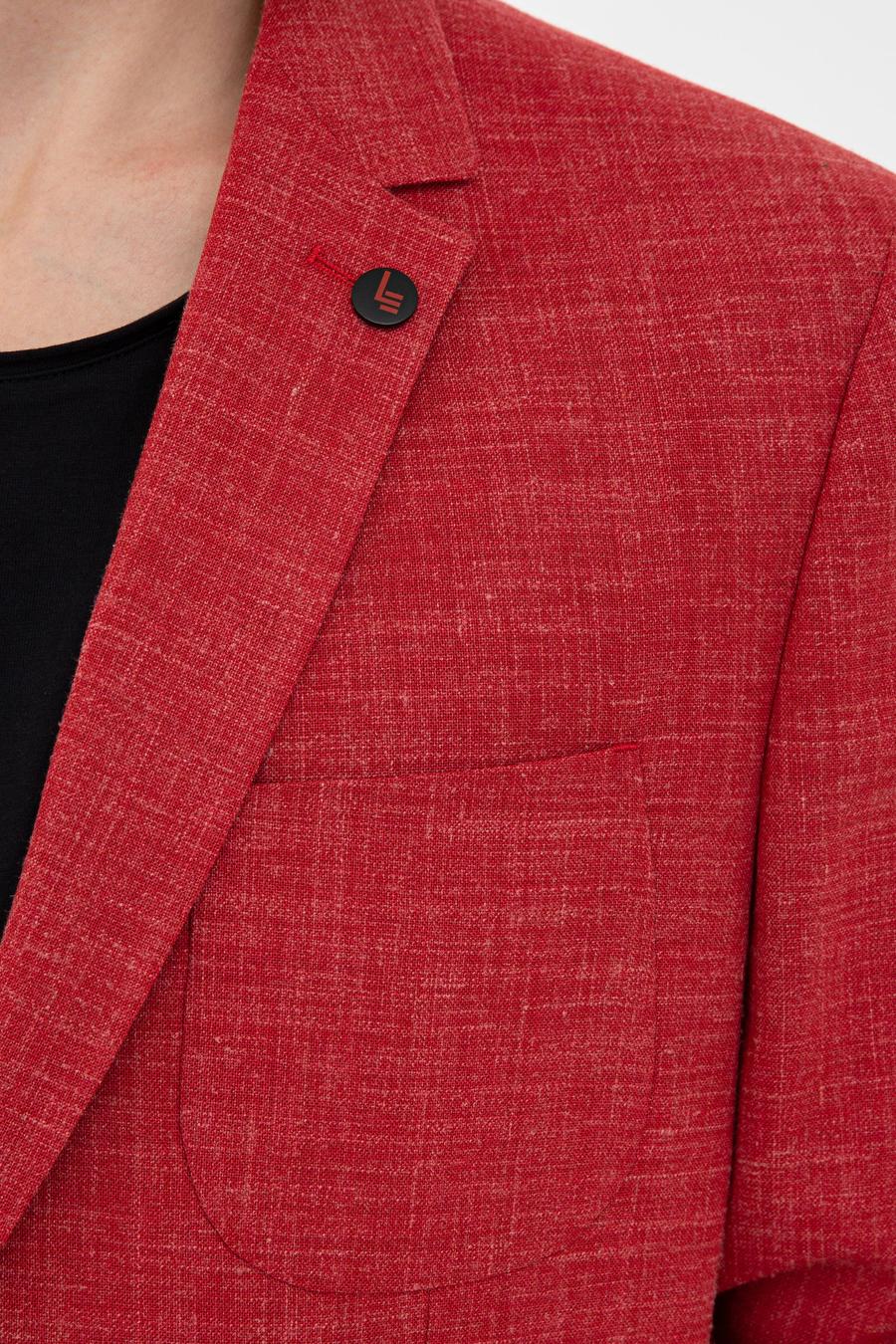 Kırmızı Ex. Slim Fit Ceket - 50234883041