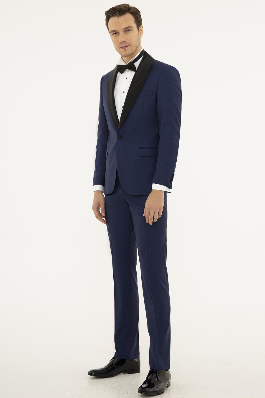 Açık Lacivert Slim Fit Smokin Damatlık - 50227801044