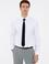 Beyaz Slim Fit Uzun Kollu Basic Gömlek