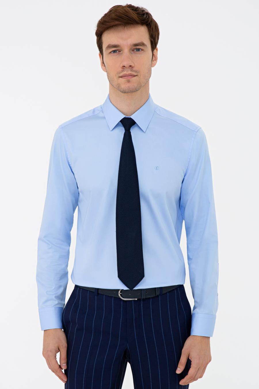 Mavi Slim Fit Uzun Kollu Basic Gömlek - 50235530039