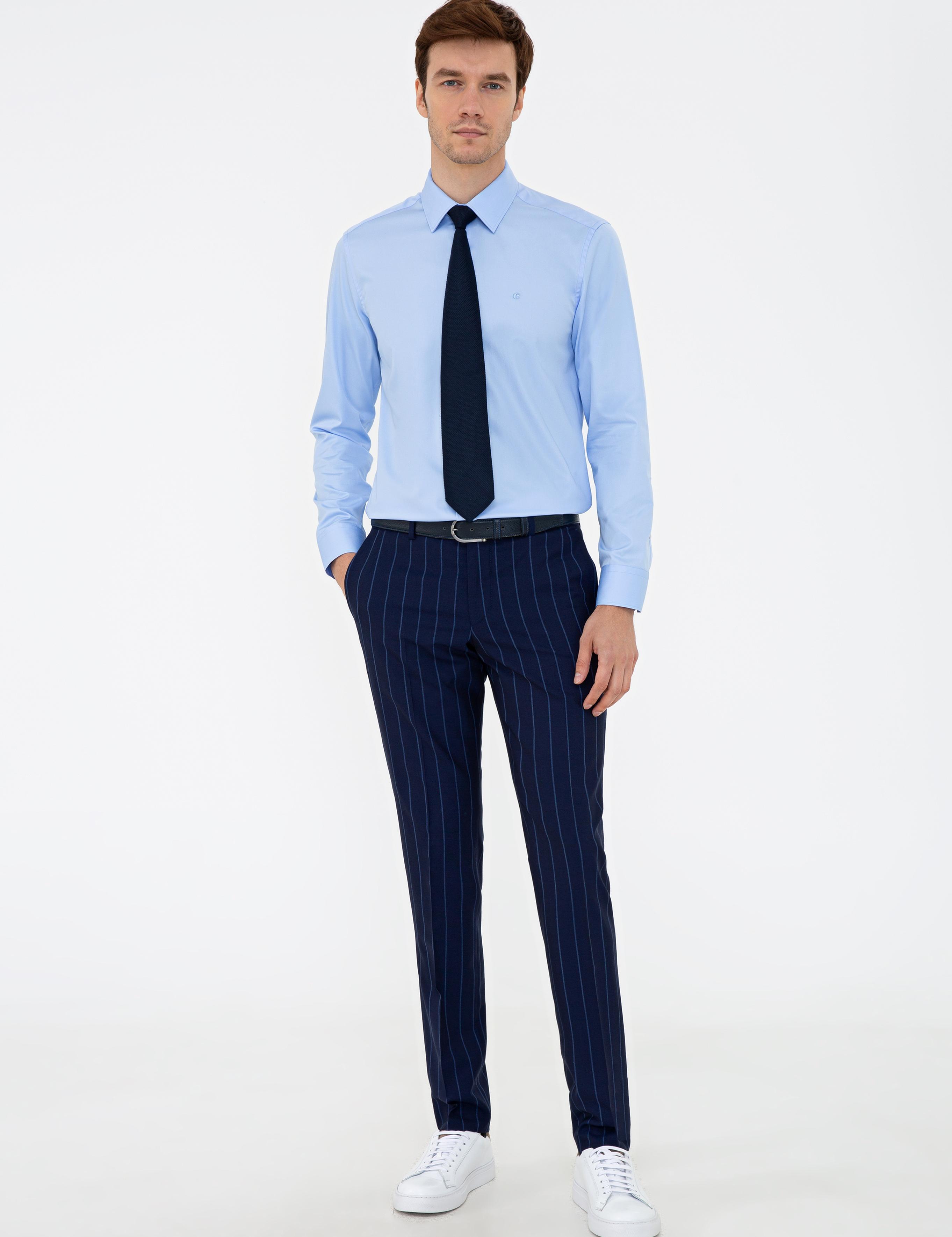 Mavi Slim Fit Uzun Kollu Basic Gömlek - 50235530039