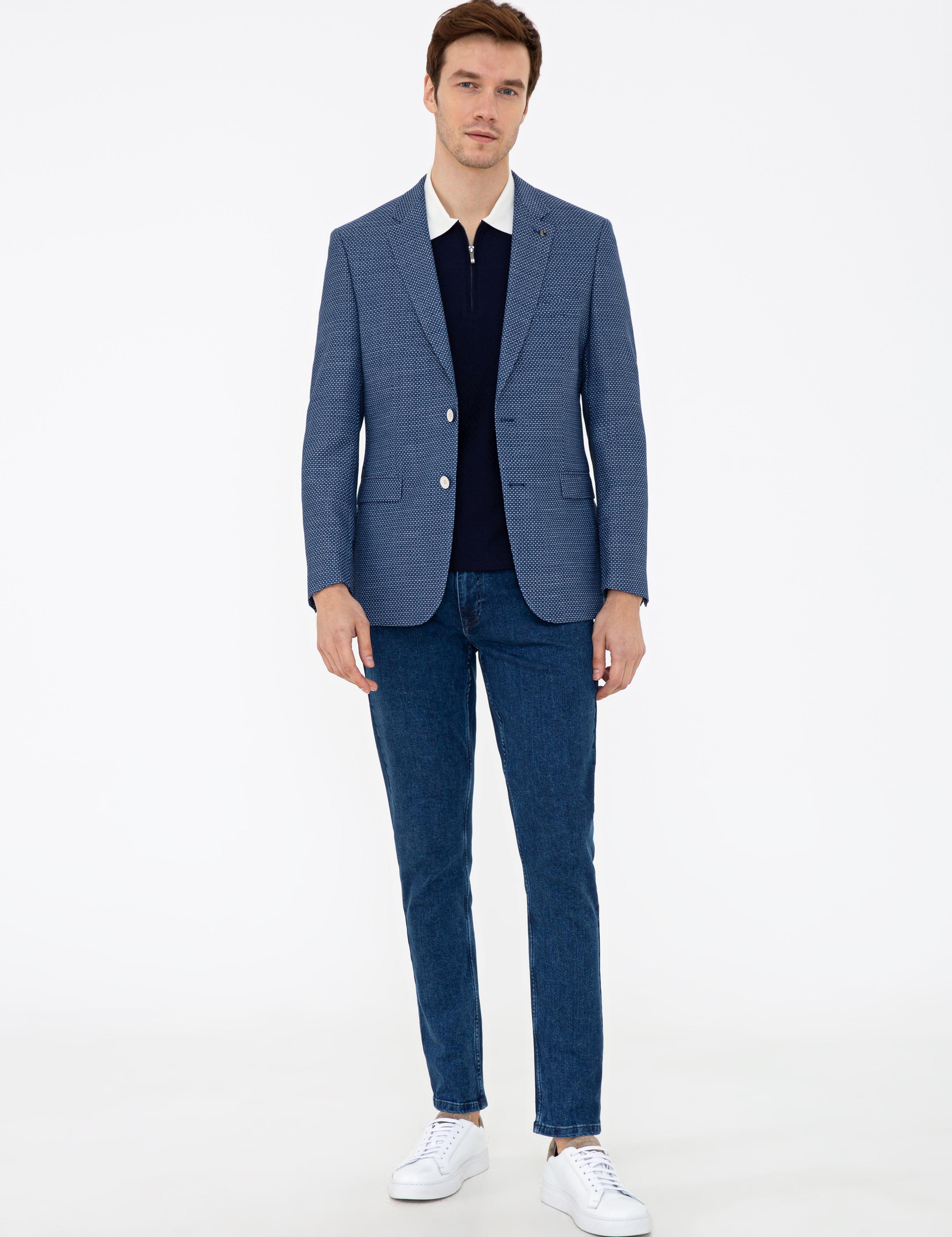 Lacivert Slim Fit Ceket - 50233097005