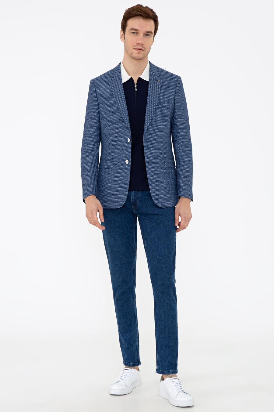 Lacivert Slim Fit Ceket - 50233097005