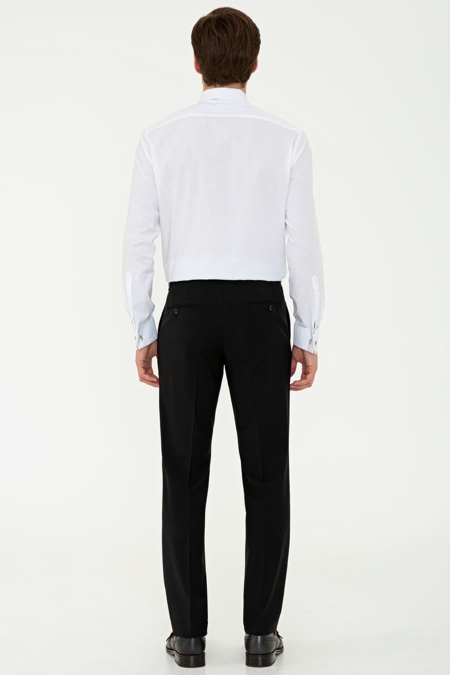 Siyah Slim Fit Pantolon - 50235696017