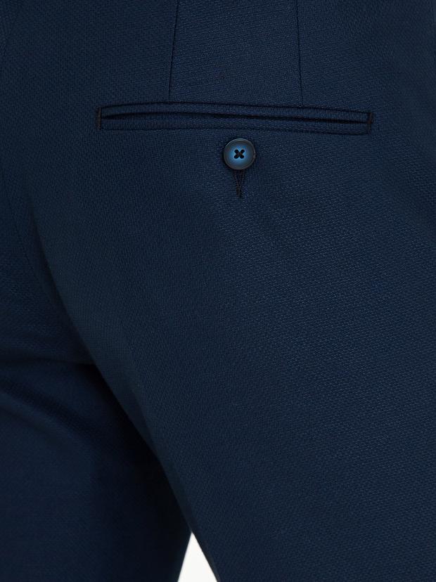 Lacivert Slim Fit Kumaş Pantolon