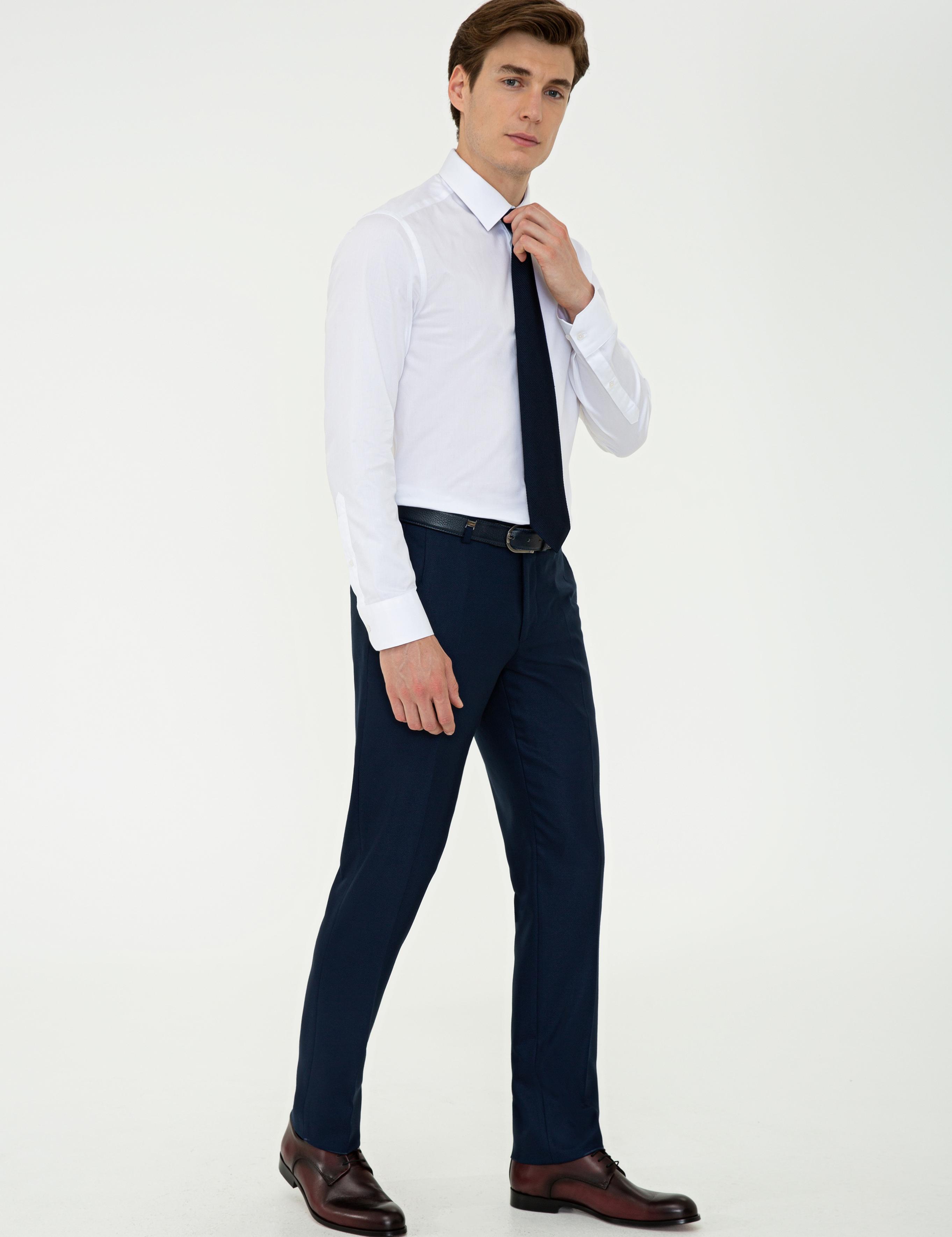 Lacivert Slim Fit Kumaş Pantolon - 50234885014