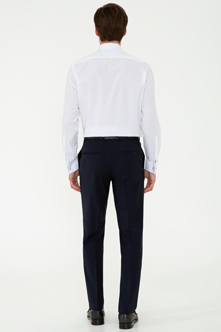 Lacivert Slim Fit Klasik Pantolon - 50235696004