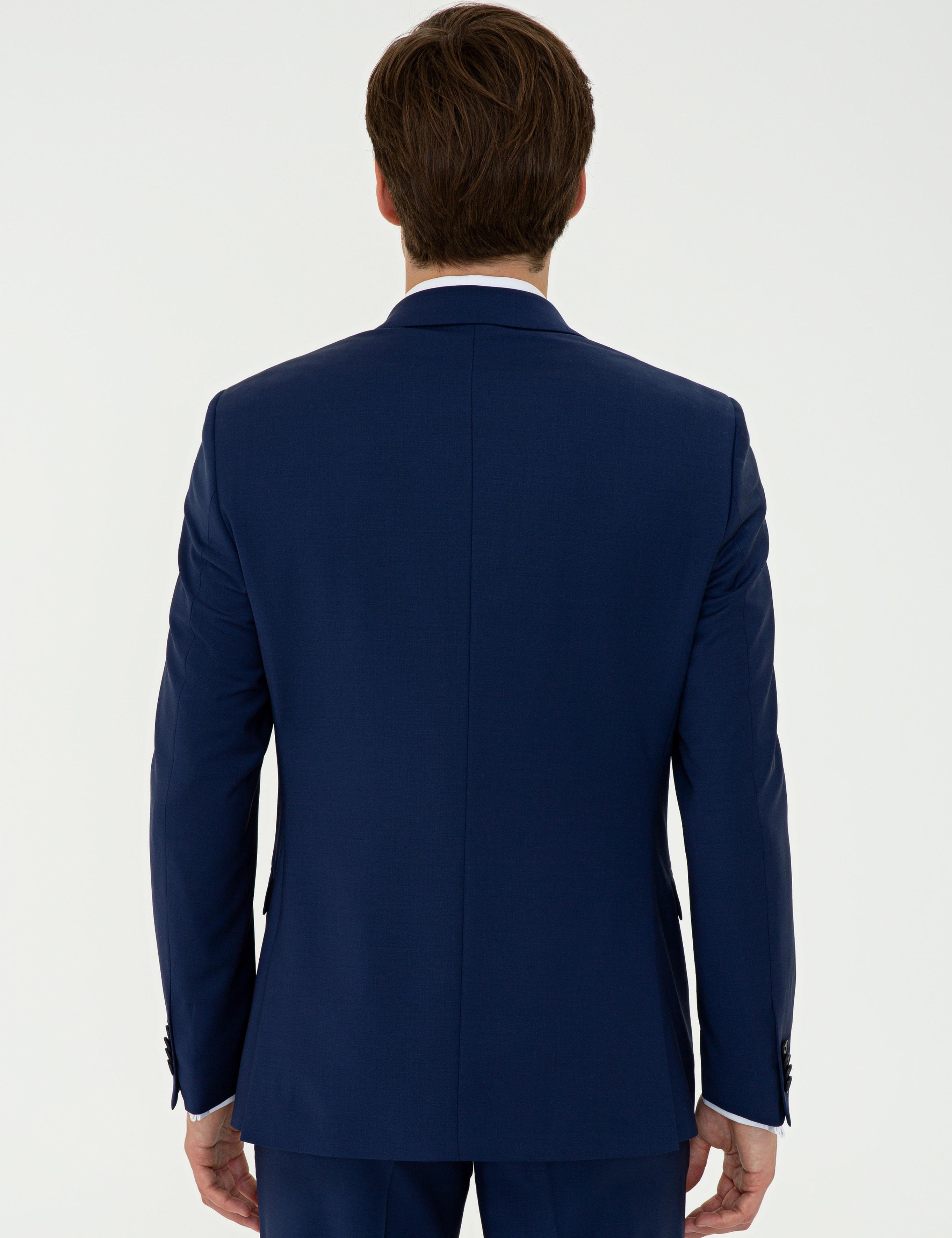 Açık Lacivert Slim Fit Ceket - 50235695080