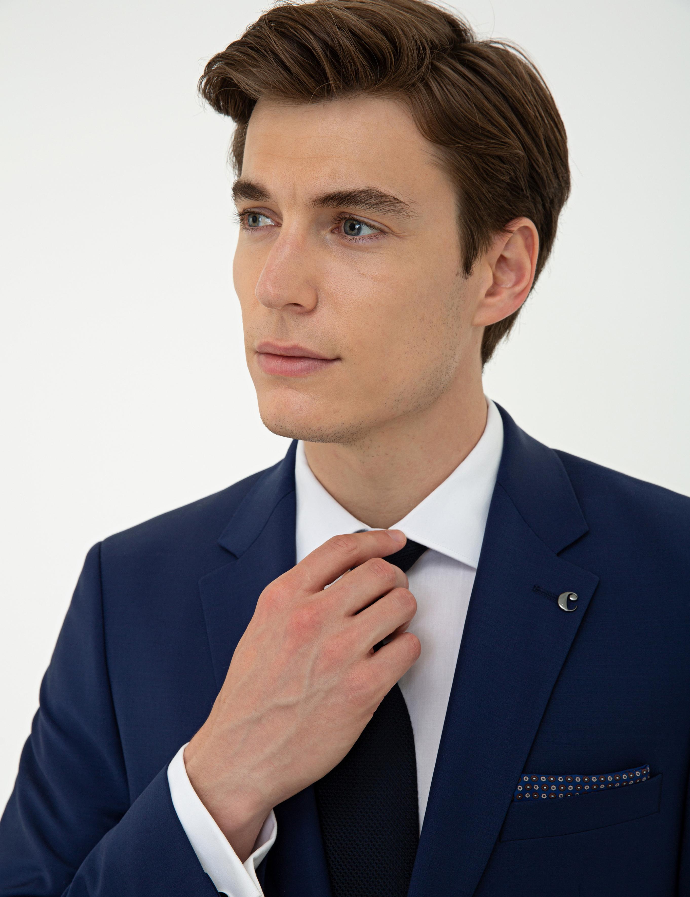 Açık Lacivert Slim Fit Ceket - 50235695080
