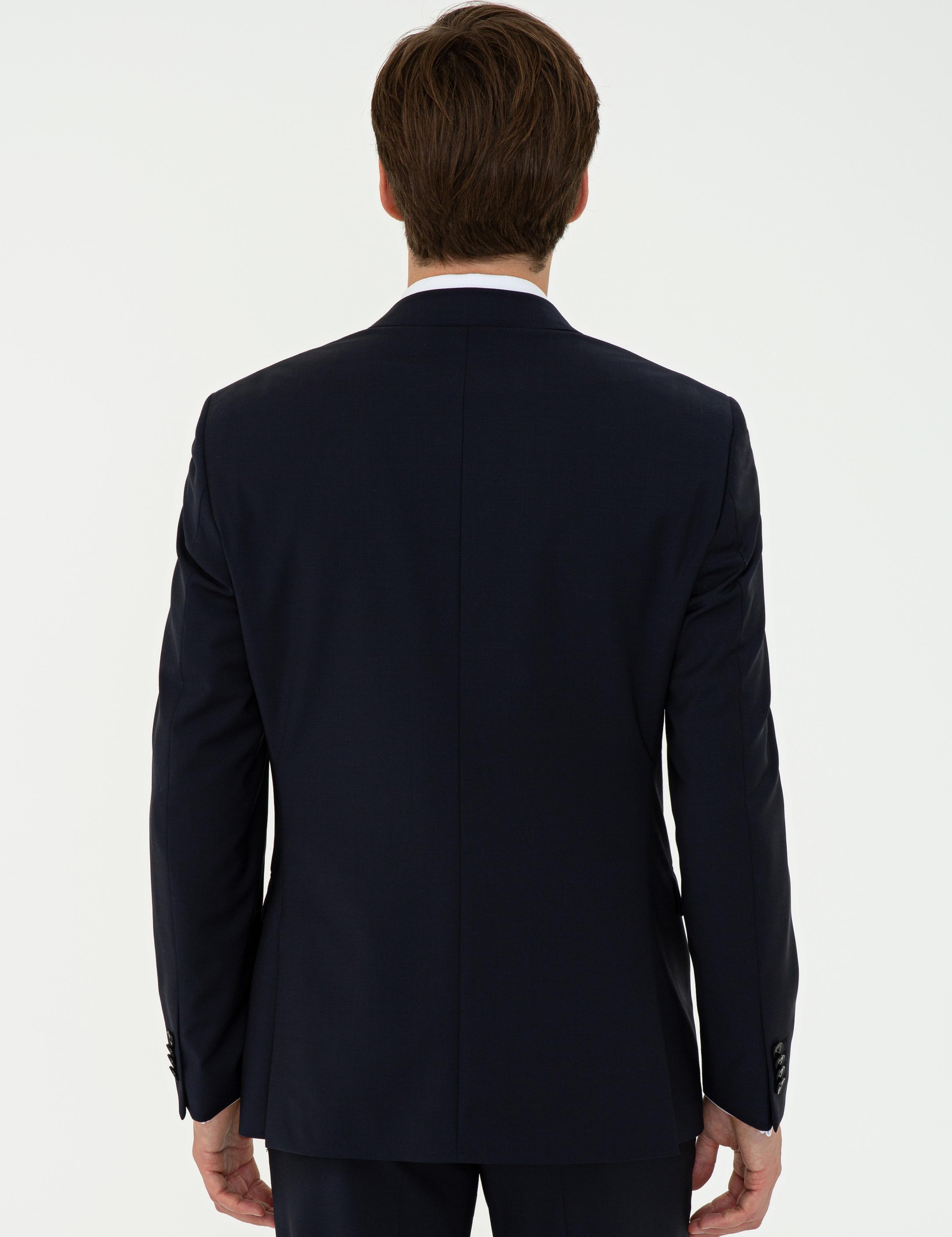 Lacivert Slim Fit Ceket - 50235695011