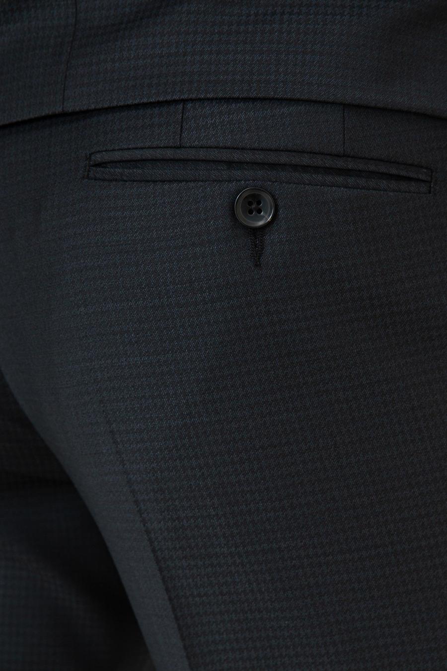 Siyah Slim Fit Smokin Damatlık - 50232899041