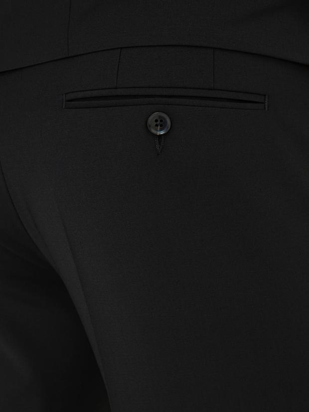Siyah Slim Fit Damatlık