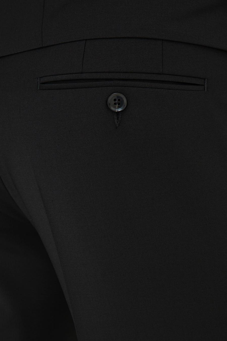 Siyah Slim Fit Damatlık - 50235814014