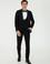 Siyah Ex. Slim Fit Yelekli Smokin Damatlık