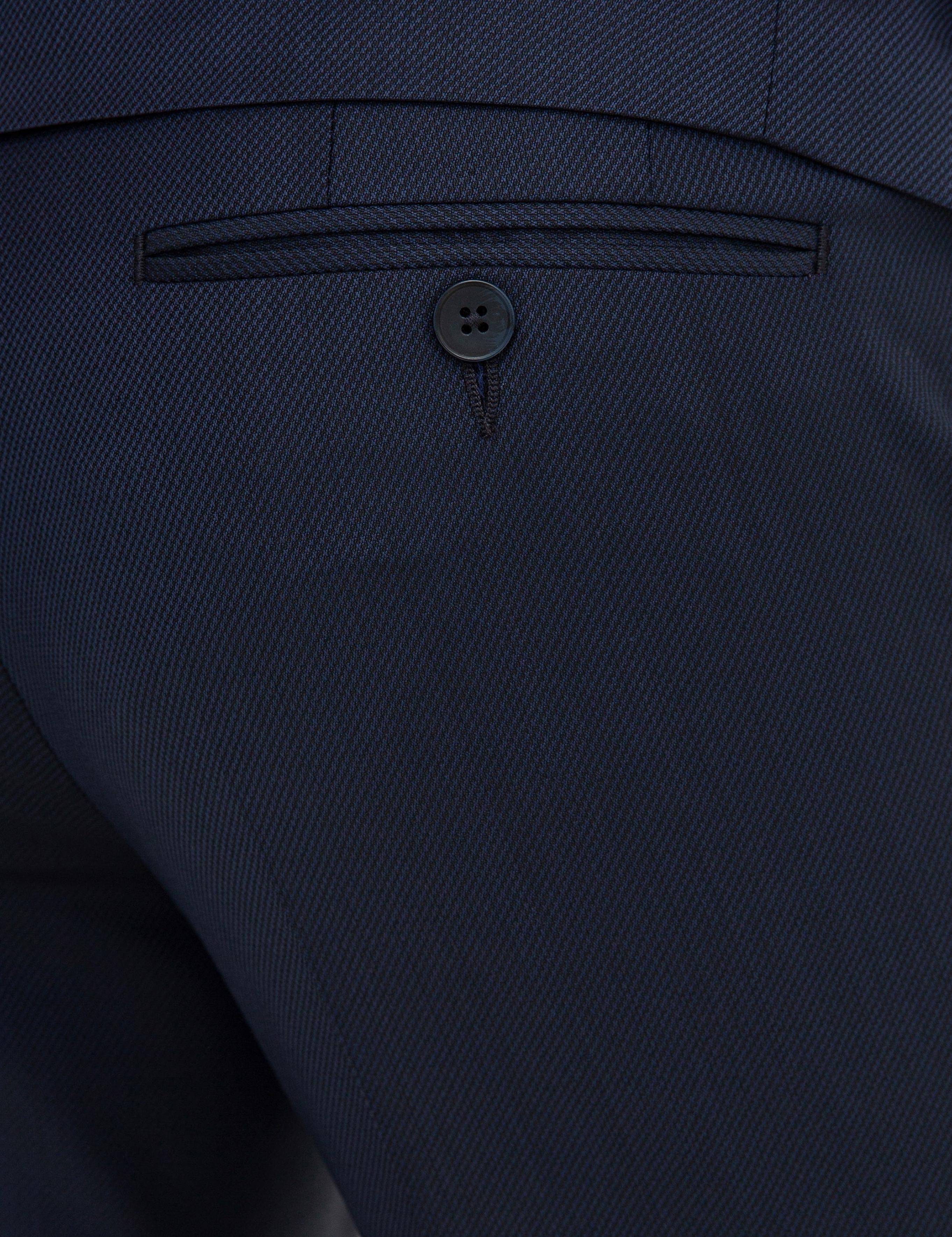 Lacivert Ekstra Slim Fit Smokin Damatlık - 50236701011