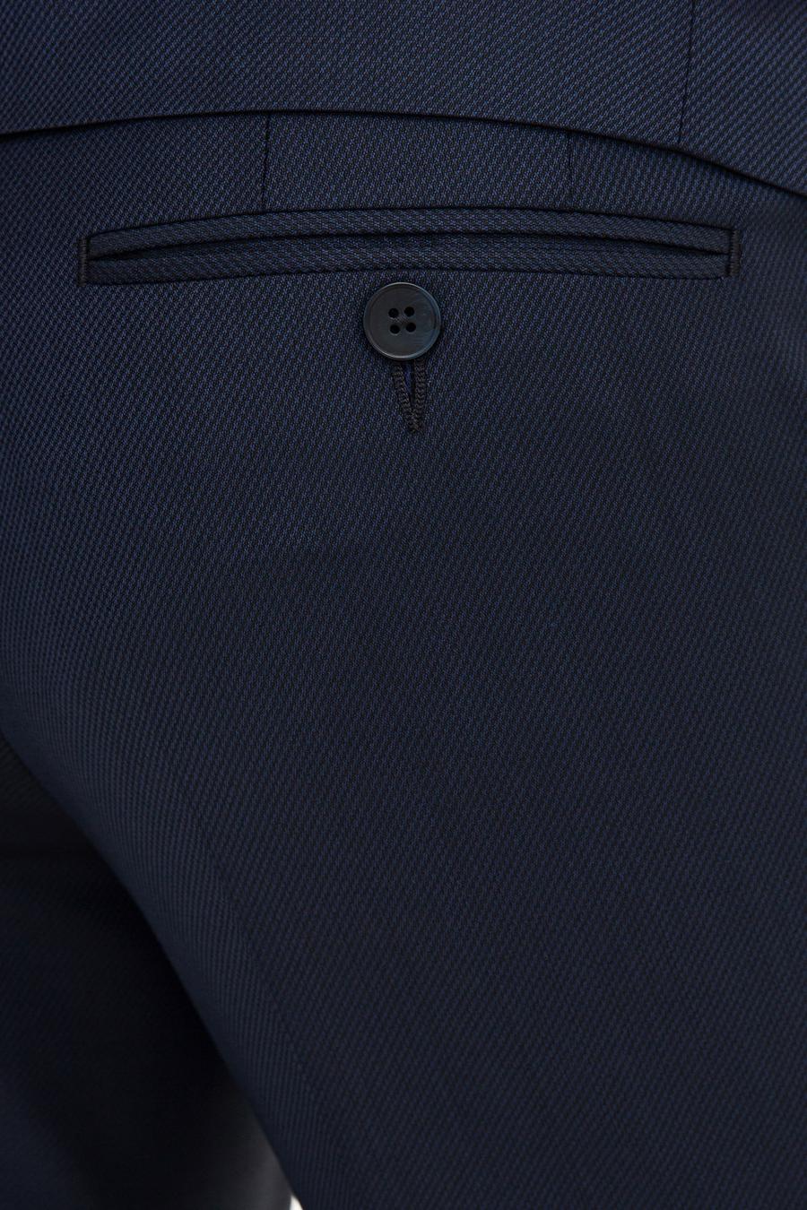Lacivert Ekstra Slim Fit Smokin Damatlık - 50236701011