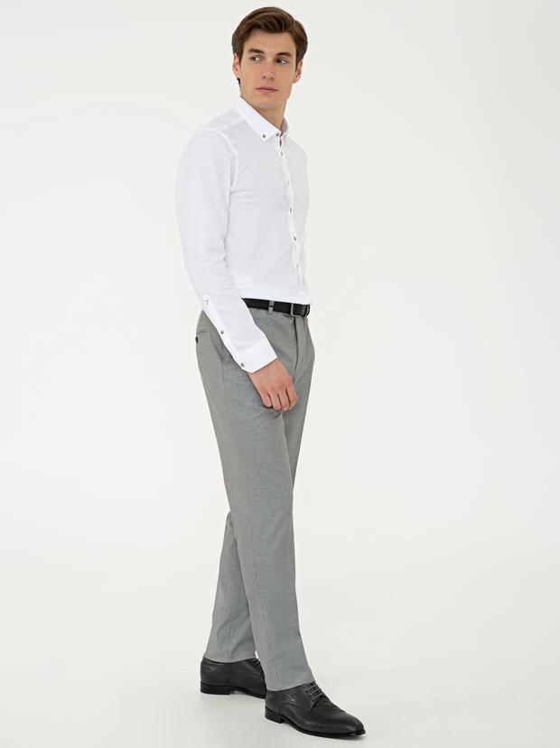 Siyah Slim Fit Kumaş Pantolon