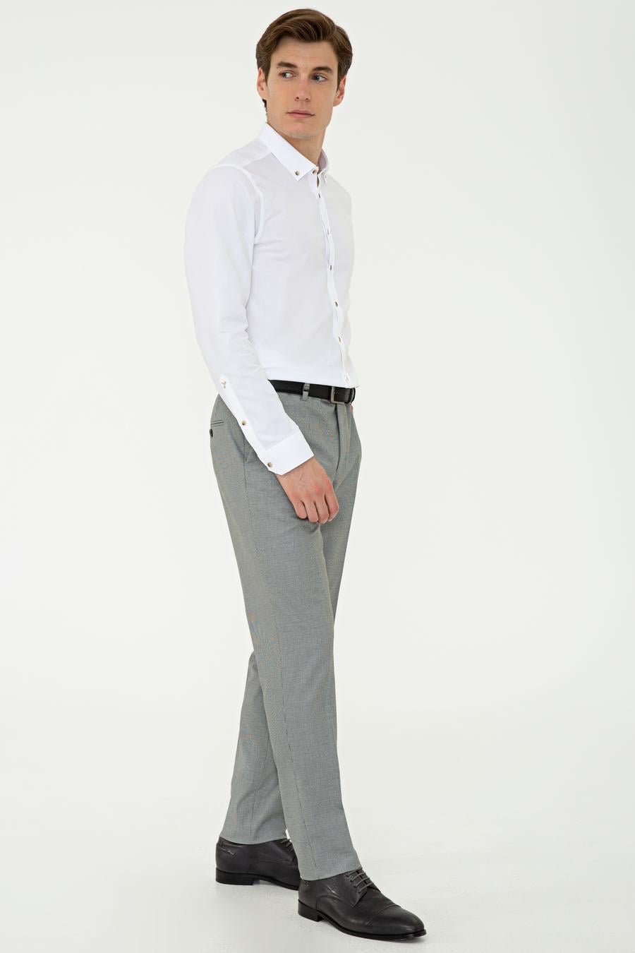 Siyah Slim Fit Kumaş Pantolon - 50232869008