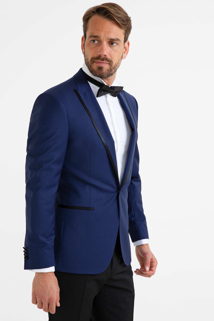İndigo Slim Fit Smokin Ceket - 50189758035