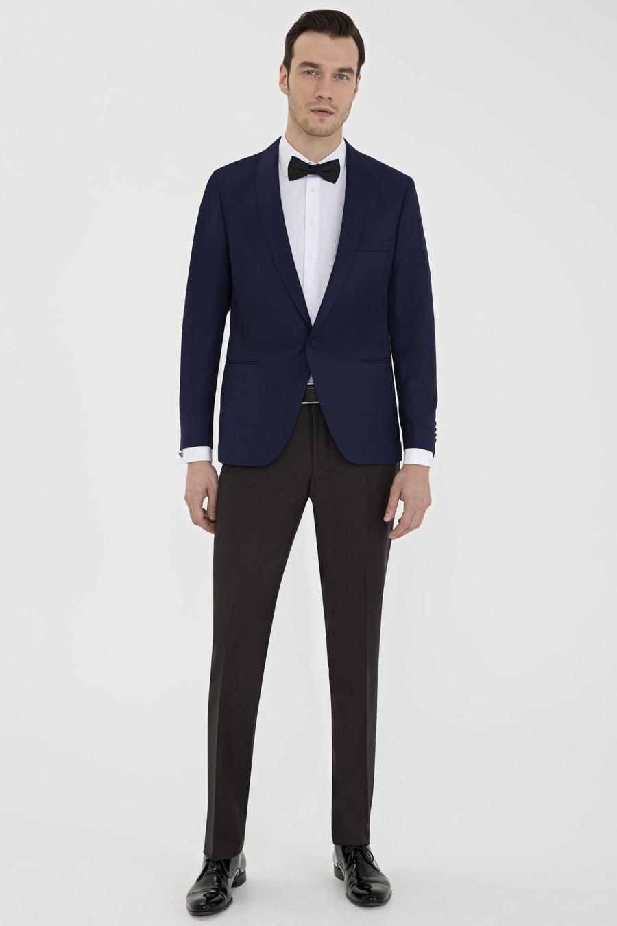 Lacivert Ekstra Slim Fit Ceket - 50199264008
