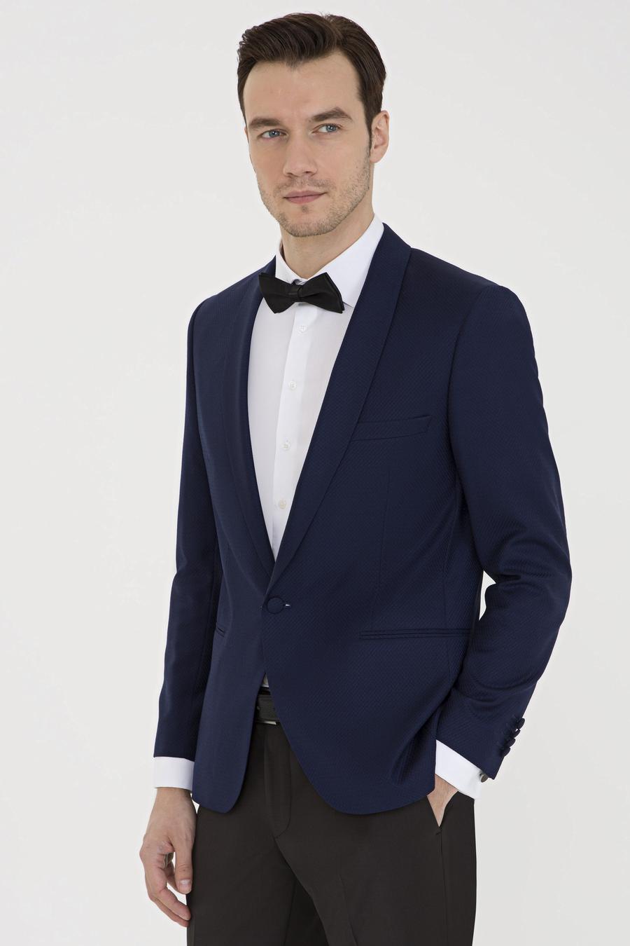 Lacivert Ekstra Slim Fit Ceket - 50199264008