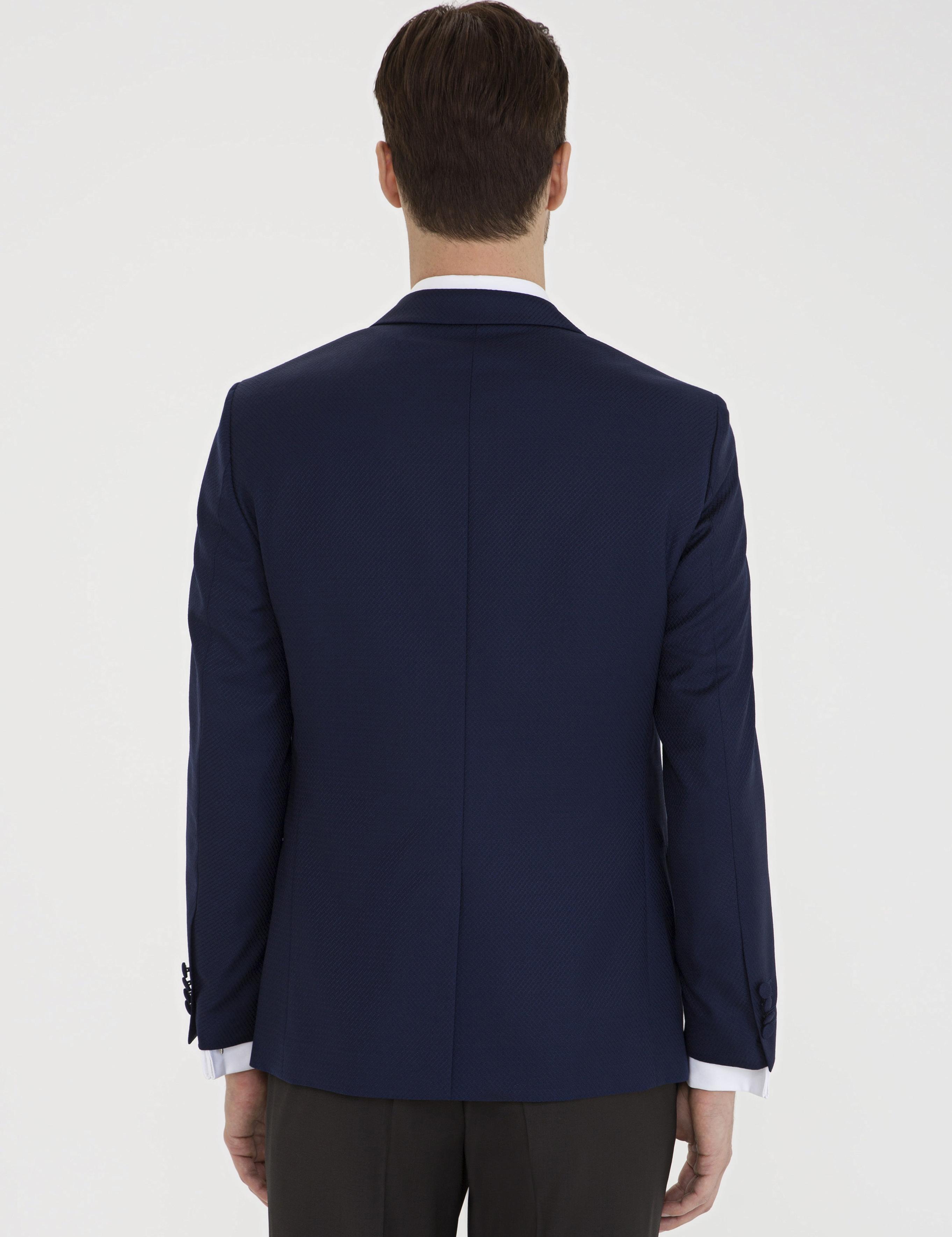 Lacivert Ekstra Slim Fit Ceket - 50199264008